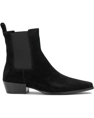 Strategia A5900-Xvelour Nero Boots - Black