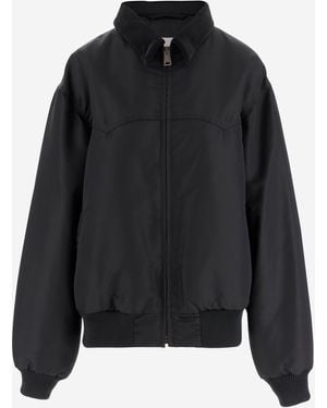 Maison Margiela Nylon Collar Jacket - Black