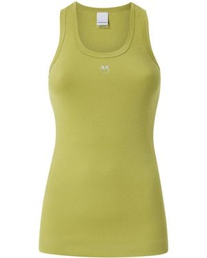 Pinko Tanktop Met Print - Groen