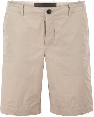 Rrd Lightweight Stretch Technical Bermuda Shorts - Natural