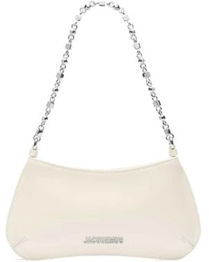 Jacquemus La Piccola Borsa Bisou Chaîne - Bianco