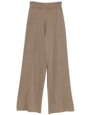 Fabiana Filippi Wide-Leg Trousers - Natural