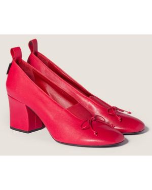 Miu Miu Decollete' Nappa - Rot