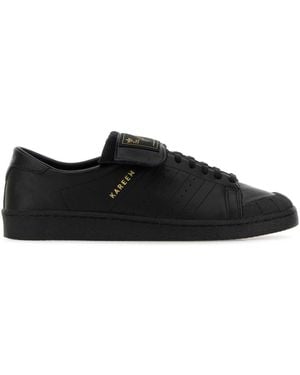 ADIDAS X WILLY CHAVARRIA Leather Jabbar Trainers - Black