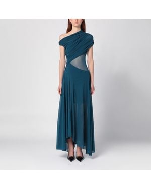 Philosophy Asymmetrical Draped Dress - Blue