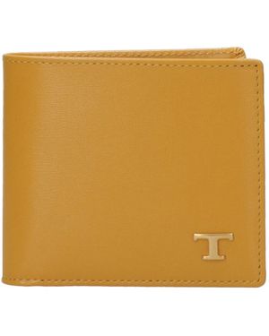 Tod's Tod 's Portefeuilles Donker Geel - Naturel