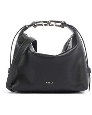 Furla Tonie Mini Hobo - Schwarz