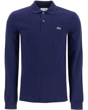 Lacoste "Classic Fit Long Sleeve Polo Shirt - Blau