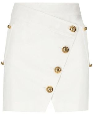 Elisabetta Franchi Mini Skirt - White