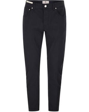 PT Torino Five Pocket Trousers - Blue