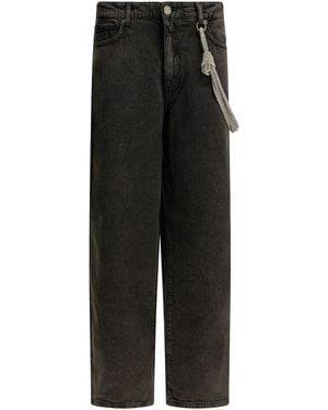 Pinko Lyocell Cotton Jeans - Black