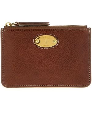 Mulberry Plaque Kleine Portemonnee - Bruin