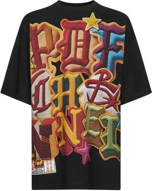 PDF Schwarzes Baumwolltrikot gedrucktes T -Shirt