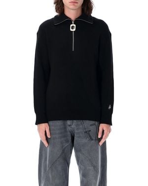 JW Anderson Jw Anderson Sweaters Black - Zwart
