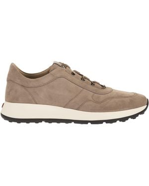 Tod's Goatskin Suede Trainers - Brown