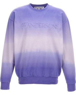 JW Anderson Gradient' Sweatshirt - Blau