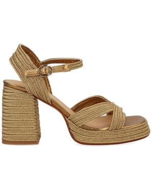 Castañer Castañer Metallized Sandals - Metallic