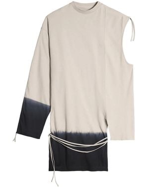Y-3 Dip-Dye Effect T-Shirt - White