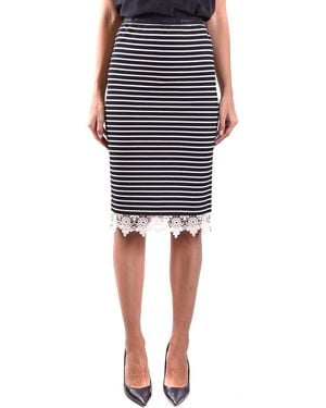 Pinko Rokken Blauw - Zwart