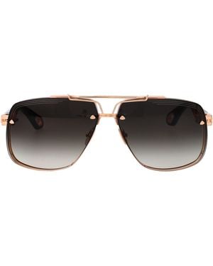 Maybach Aviator Sunglasses The King Ii Rg Wcm Z35 - Black