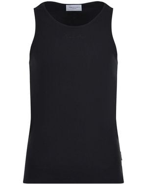 FAMILY FIRST Tank Top Made Of Ribbed Cotton - Black
