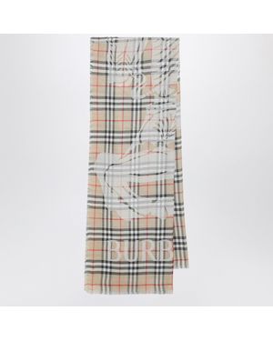 Burberry Ekd Check Scarf - Multicolour