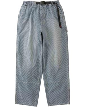 Gramicci Japanese Hickory Denim Work Pant - Blue