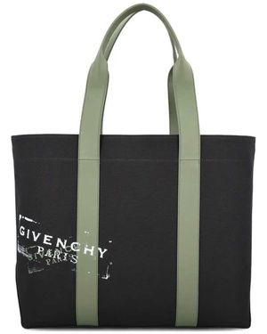 Givenchy Baumwoll-Einkaufstasche mit Logo - Schwarz