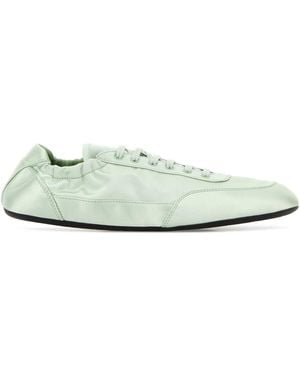Prada Lace Up Trainers - White
