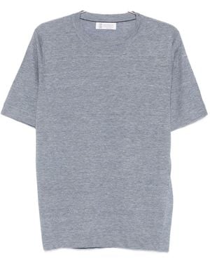 Brunello Cucinelli Linnenmix Trui - Grijs