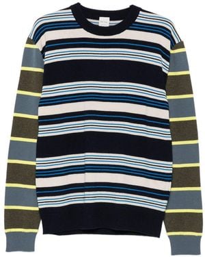 Paul Smith Gestreifter Pullover - Blau