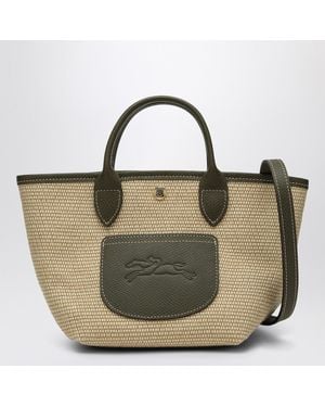 Longchamp Basket Bag Xs Le Pliage Artichoke - Green