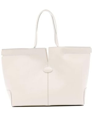 Tod's Einkaufstasche Von Bag Folio - Natur