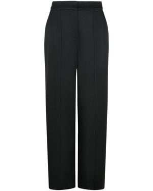 Jonathan Simkhai 'kyra' Black Acetate Blend Pants - Zwart