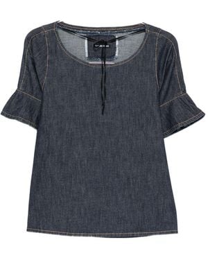 Susanne Bommer Baumwolltop - Blau