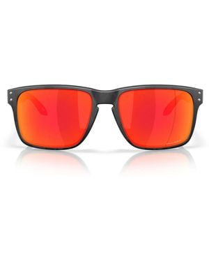 Oakley Sonnenbrille Oo9487 948706 Holbrook Xxl Schwarz Camo/Prizm Ruby Unisex - Rot