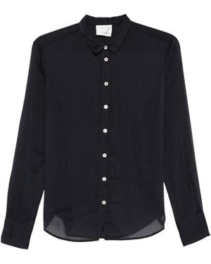 forte_forte Camicia Regular Voile Co/Se - White