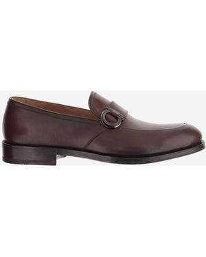 Ferragamo Leder-Loafer - Braun