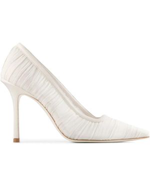 Jimmy Choo Pumpt Lotta 10mm - Weiß