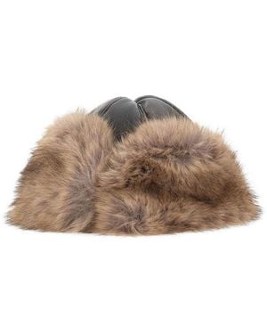 Stand Studio Mütze aus Faux Fur - Braun