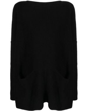 Daniela Gregis Pullover Mit Taschen - Schwarz