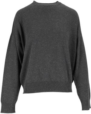 Peserico Pullover Mit Lurex-Detail - Grau