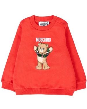 Moschino Jersey With Logo - Red