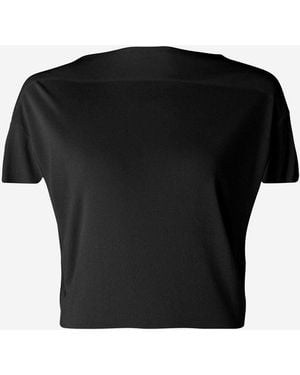Jacquemus Zwart Viscosemix T-shirt