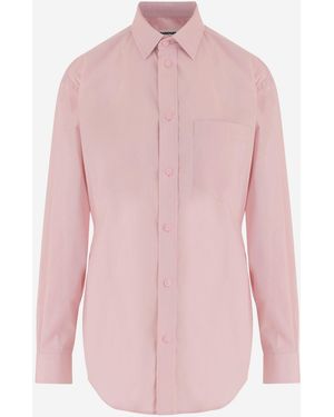 DARKPARK Annie Hemd aus Stretch-Baumwollmischung - Pink