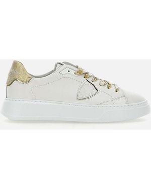 Philippe Model Temple Low Sneaker - White