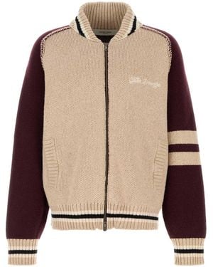 Golden Goose Beige Wool Blend Cardigan - Natural