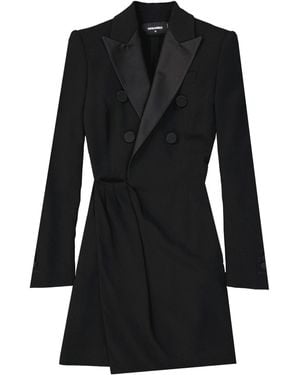 DSquared² Midi Kleid - Schwarz