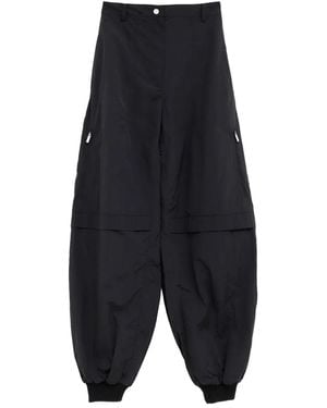 Jacquemus Voluminous Oval Trousers With Elasticated Cuffs - Blue