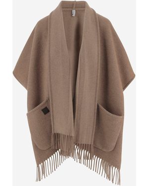 Ferragamo Kaschmir-Cape - Braun